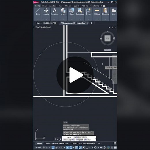 En este video tutorial veremos cómo usar el comando EXTRIM para cortar dibujos de manera rápida y sencilla. Te mostraremos todos los trucos y consejos para ahorrar tiempo al usar la herramienta de corte en Autocad. Suscribete para más contenido! https://www.youtube.com/c/depuntoylinea #arquitectura #AutoCAD #diseño