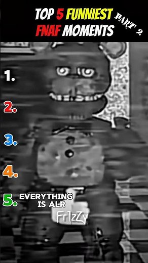 TOP 5 FUNNIEST FNAF MEMES 🤣 | #fnaf #fnafmovie #fnafmovie2 #fredbear #fnafmemes #freddyfazbear