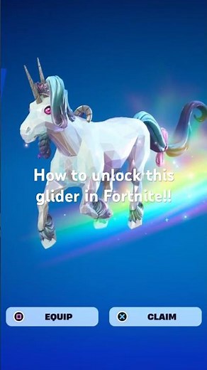 How to Unlock The Diamond Pony Glider in Fortnite!! #fortnite