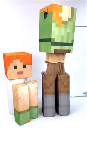 How To Wear Angry Alex Minecraft Mascot #tutorial