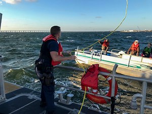 Coast Guard Rescue 2 Adults, 3 Kids Aboard Crippled Boat
