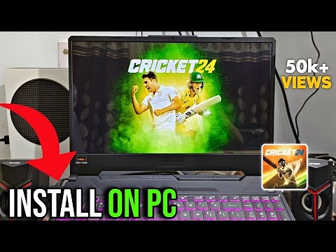 How to Play Cricket 24 in PC & Laptop 2024 | Playing Cricket 24 on Laptop Tutorial | Cricket 24