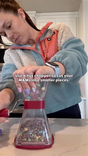 This is the easiest way to elevate your m&m cookies, TRUST ME! 🔥 #bakingtips #foodies #cookies