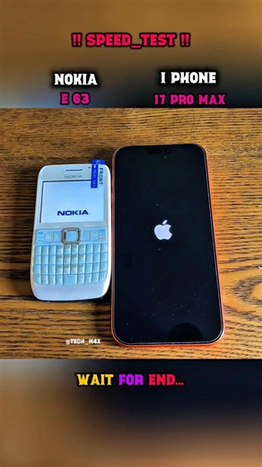 🚀 I PHONE 17 PRO MAX vs NOKIA E63 SPEED TEST !!! 🔥