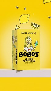 Lemon Poppyseed Oat Bars will forever be our main squeeze 😉🍋 | Bobo's Oat Bars