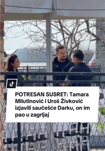 POTRESAN SUSRET: Tamara Milutinović i Uroš Živković izjavili saučešće Darku, on im pao u zagrljaj #alo #aloonline #alodnevnenovine #alonovine #fyf