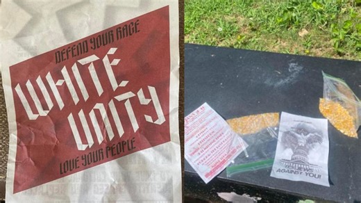 Racist hate flyers thrown across Hampton community week after mass shooting