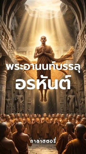Ananda attains enlightenment in the final moments before the First Buddhist Council