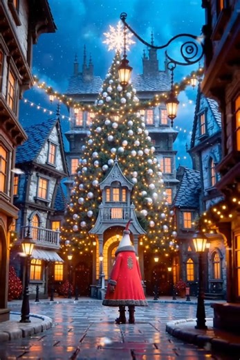 Christmas has come to Halloween Town 🎃🎄 cre: creepyai | The Nightmare Crew