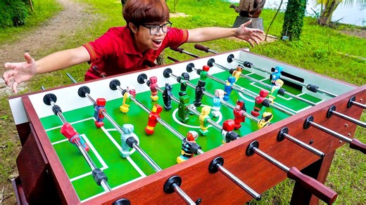 Crafting a multiverse foosball table inspired by Marvel
