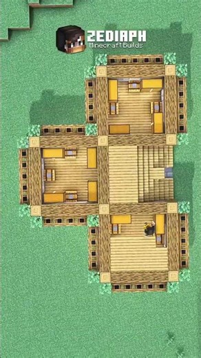 This EASY Minecraft trio House Is Perfect for Survival 🏡🔥