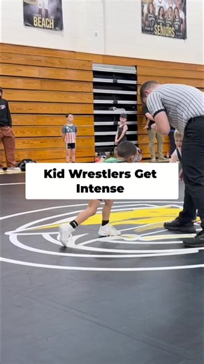 Let him back up! Intense wrestling match! Nico's got this! Watch the action unfold! #Wrestling #KidsWrestling #Grappling #Nico #YouthSports