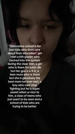 but its a system that fails (talking about daep for htx) | alternative school