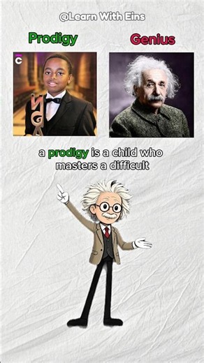 Prodigy vs Genius (And Boss vs Leader) Explained! 🤯
