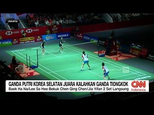 Final Indonesia Open 2024: Ganda Putri Korea Selatan Juara Kalahkan Ganda Tiongkok