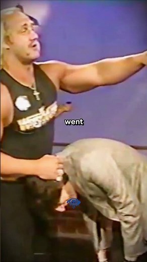 Hulk Hogan's BRUTAL knockout caught on camera 🔵#shorts