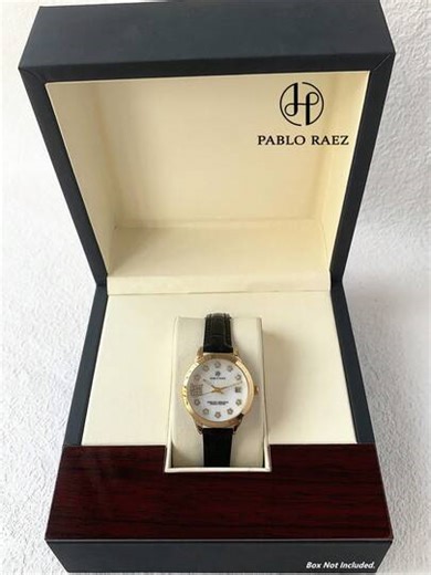 Pablo Raez 1pc 18K Gold Lady Wristwatch Golden Jewelry Original Women Watches Charming Dress Clocks Stainless Steel Silver Non Tarnish Color | SHEIN