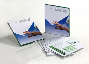 [Hot Item] Mdr CE, FDA Approved Sterile Vaseline Gauze 10X10cm for Burn Wound Paraffin Gauze