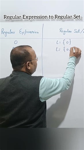 Example if Regular Expression and Regular Sets. #automata #toc #theoryofcomputation