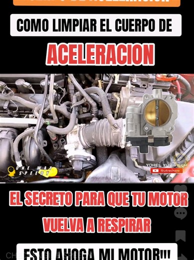 Cuerpo de Aceleración Electrónico: Limpieza y Mantenimiento