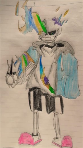 カラーサンズ描いてみた #sans #art #undertaleau #サンズ #アンダーテールau