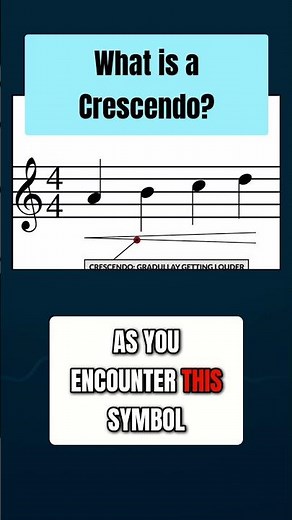 What does the word "Crescendo" actually mean? 🔊