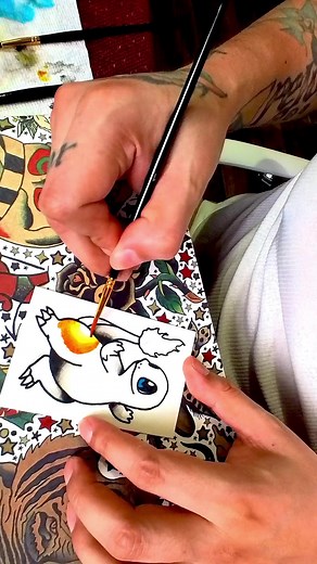 Charmander flash art | Made by Edgar