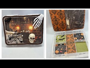 Halloween BOX embellishment tutorial