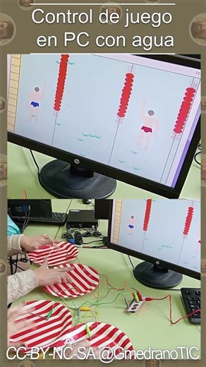 Control de juego en PC con agua