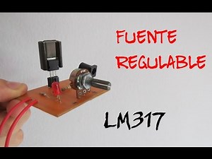 Fuente regulable de VOLTAJE/Ideatronic