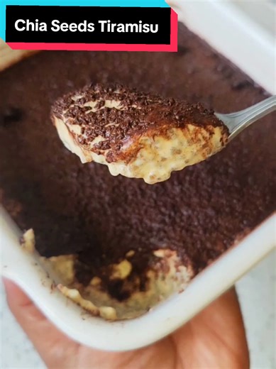 Chia Seeds Tiramisu Pudding Recipe