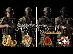 Ghost Recon® Wildlands: Special Forces Uniforms: U.S Navy, FSB, CSOR, MVD