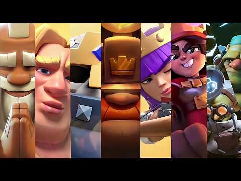 Clash Royale ALL CHAMPIONS TRAILERS