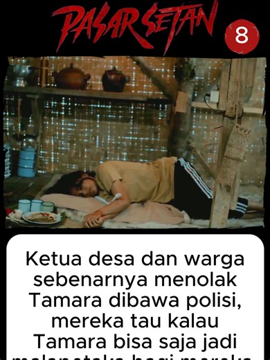 Ada Alasan Mistis Kenapa Tamara Ditahan Desa Part 8 Pasar Setan (2024) Tamara, seorang vlogger horor yang reputasinya hancur karena ketahuan membuat konten palsu, yang bersama timnya nekat memasuki hutan terlarang di Gunung Salak untuk membuktikan keberadaan mitos Pasar Setan demi memulihkan nama baik mereka. Namun, ambisi mereka justru berujung maut saat mereka terjebak dalam labirin gaib dan menghadapi teror dari penghuni dimensi lain, termasuk sosok Nyi Salimah. #film #filmhororindonesia #fil
