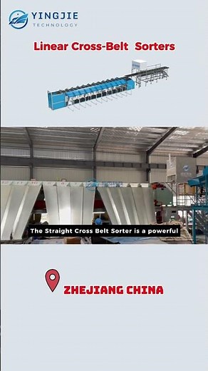 Linear Cross-Belt Sorter｜Upgrade Your Logistics Sorting Efficiency