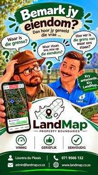 LandMap - Suid Afrikaanse eiendomsgrense