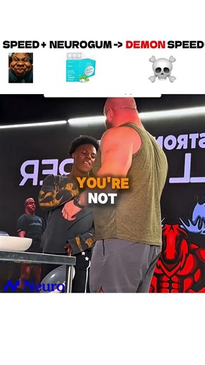 NeuroGum Turned speed Into a Demon 💀 #shorts #neurogum #strength