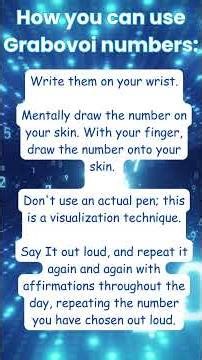 Instructions on how to use GRABOVOI Codes - Manifest LOVE ❤️ Health and Money 💰