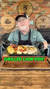 The Best Tasting Fish You've Probably Never Eaten: Grilled Lionfish! Catch & Cook! #lionfish #shorts