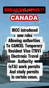 36K views · 73 reactions | Here’s the link https://www.canada.ca/en/immigration-refugees-citizenship/news/notices/new-rules-strengthen-temporary-resident-document-cancellations-border-security-integrity.html #DidYouKnow #explore #explorepage #ircc #ircccanada #CIC #canada #fypシ #foryoupage #reelsfb #viralreels #highlightseveryone #Philippines #calgary #toronto | Grace Raquinio | Facebook
