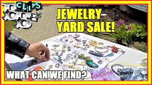 21K views · 1.1K reactions | WHAT CAN WE FIND AT THIS JEWELRY YARD SALE? Another fantastic yard sale full of great treasure! We found a great vintage metal desk lamp, some strings of natural fresh-water pearls, some of them artificially colored, and we snagged a sterling silver bracelet all for an amazing deal! | Bargain Barons | Facebook
