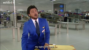 450K views · 10K reactions |  Ladies and gentlemen: our next flight on the way to L'Elisir d'amore is about to take off! Watch Vittorio Grigolo performing "Una furtiva lagrima" from Donizetti's original opera, here in Milan Malpensa Airport!  https://cutt.ly/IYMLEcl | medici.tv | Facebook