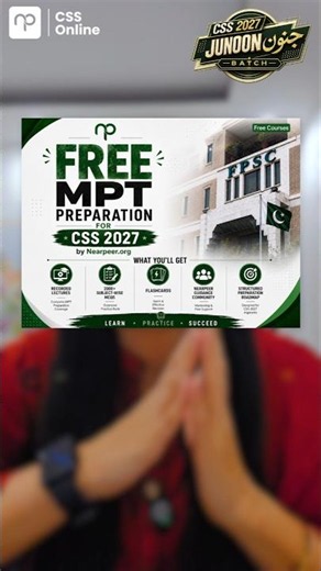 🔥 FREE CSS 2027 Guidance Seminar & JUNOON Batch Orientation | FREE MPT Preparation for All Attendees