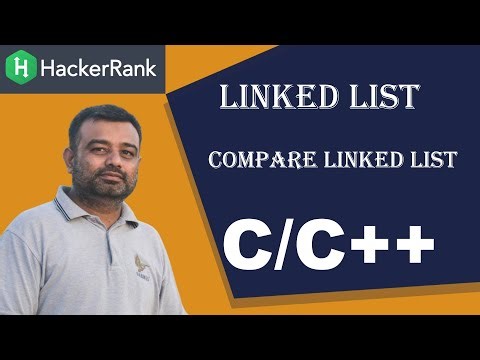 Hackerrank | Data Structure | Compare Linked List