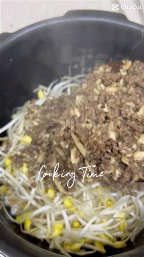 ✔️쉽고 빠른 전기밥솥 소고기 버섯 콩나물밥#전기밥솥콩나물밥 #전기밥솥밥 #소고기콩나물밥 #전기밥솥요리 #콩나물밥레시피 #koreanfood