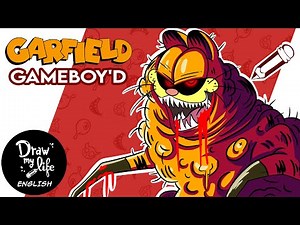 GARFIELD - GAMEBOY'D The CURSED GAME | Draw My Life ENG