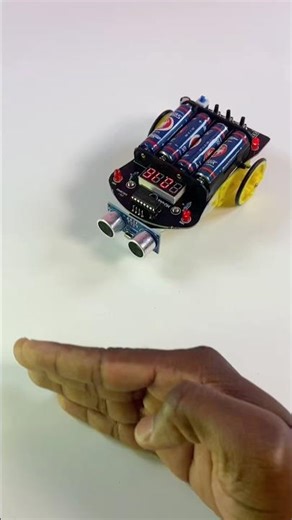 Smart car ultrasonic obstacle avoidance kit #arduino #robot #diy #electronics