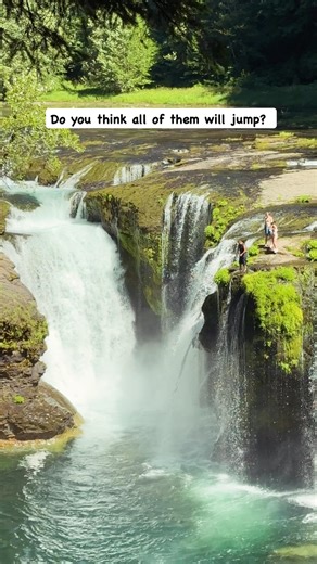 Lower Lewis Falls is a wide, stunning waterfall with a blue-green swimming hole, located in the Gifford Pinchot National Forest of southern Washington. The area is known for its beautiful scenery and access to the Lewis River Trail, which also features Middle and Upper Lewis Falls. Permits and reservations are required During peak season from June 15 to September 15, parking reservations are required for day use at the Lewis River Recreation area trailheads. The tickets must be booked in advance