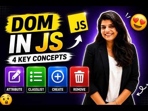 JavaScript DOM Manipulation 🔥 | classList, Attributes & Create Elements