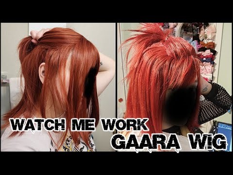 Watch Me Work / Tutorial - Gaara (Fem) Wig